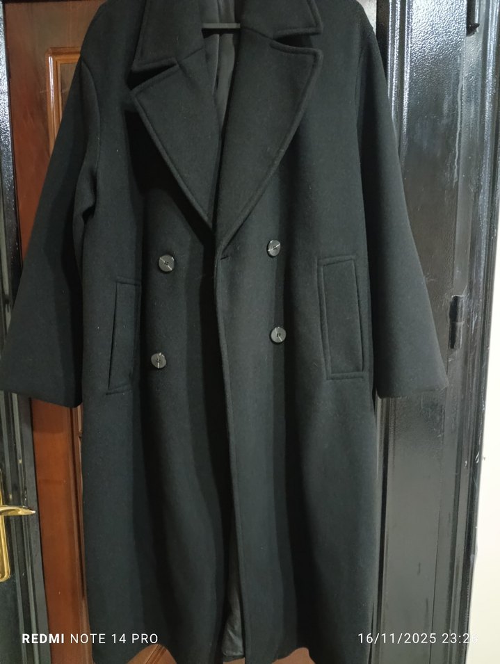 ZARA OVERSİZE KAŞE KABAN - Görsel 2