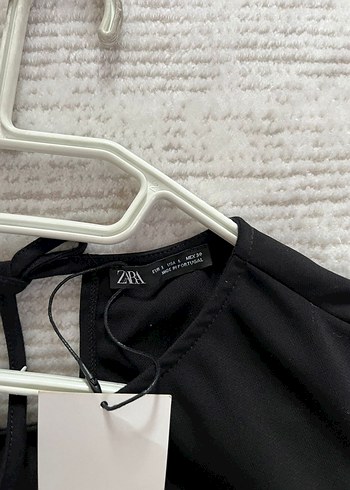 Siyah Pilili Mini Elbise - Görsel 6