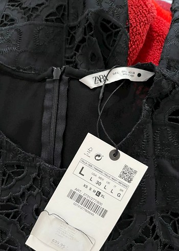 Siyah Dantel Detaylı Midi Tulum - Görsel 5