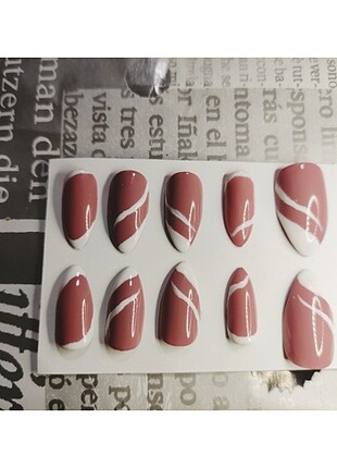 Nail art takma tırnak seti