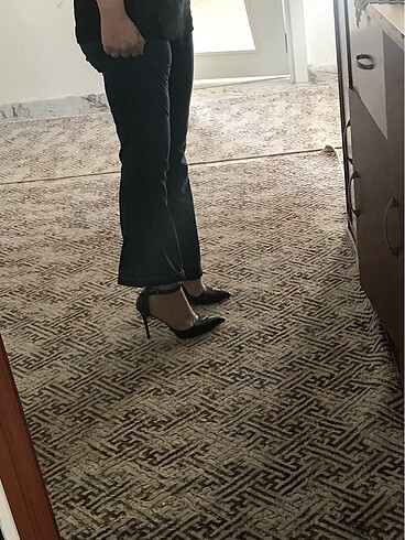 39 Beden siyah Renk Siyah stiletto