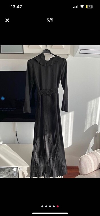 Siyah abiye elbise - Görsel 5