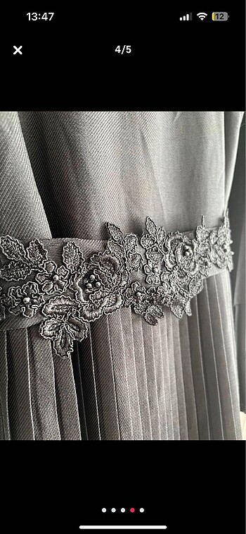 Siyah abiye elbise - Görsel 4