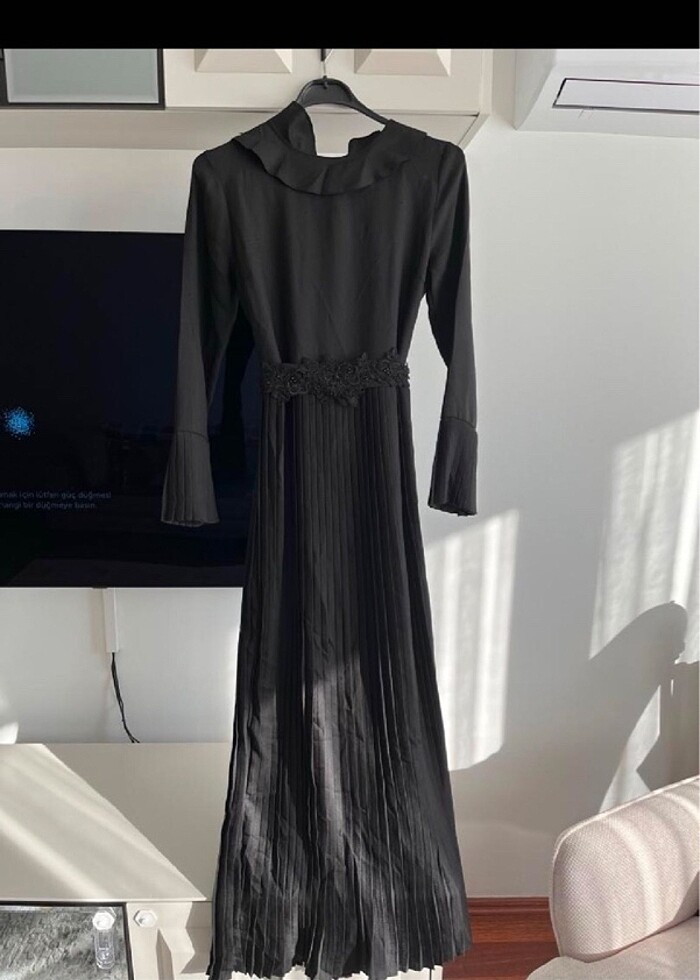 Siyah abiye elbise - Görsel 5