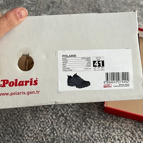 Polaris siyah outdoor ayakkabı - Görsel 8