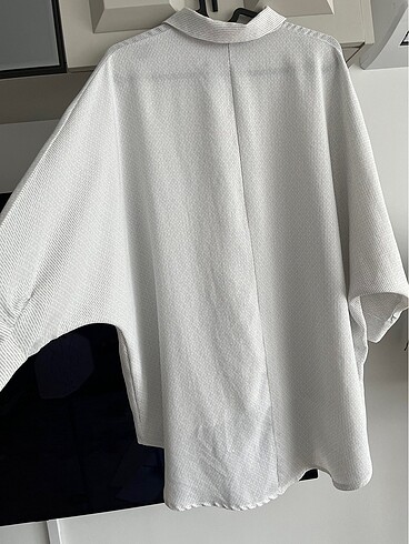 LCW ince siyah çizgili beyaz gömlek - Görsel 4