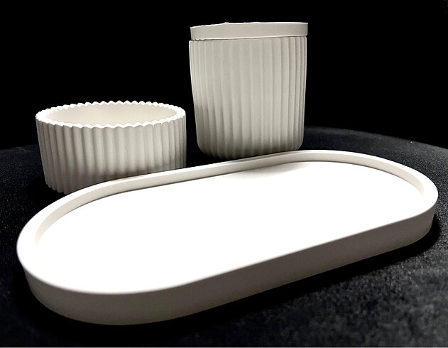 3 lü dekoratif set - Görsel 7