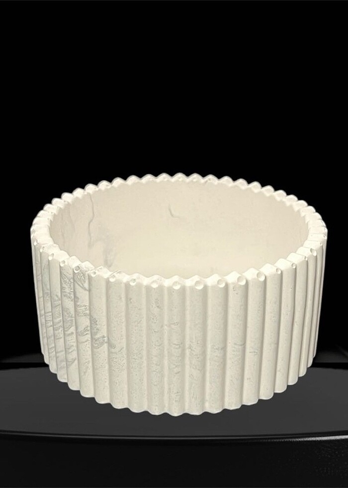 El yapımı mermer desenli dekoratif set - Görsel 4