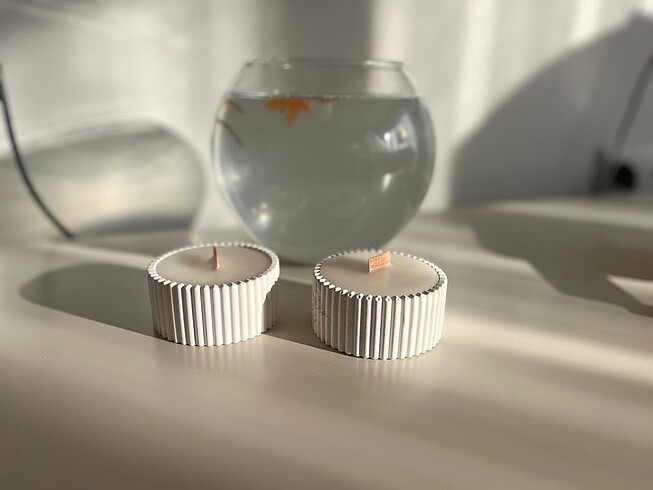 Lavanta kokulu soya wax mum - Görsel 13