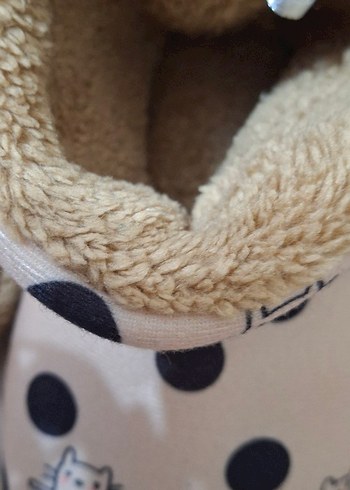 Kürklü Kız, Erkek Çocuk Ev ayakkabısı 23-24 numara - Görsel 3