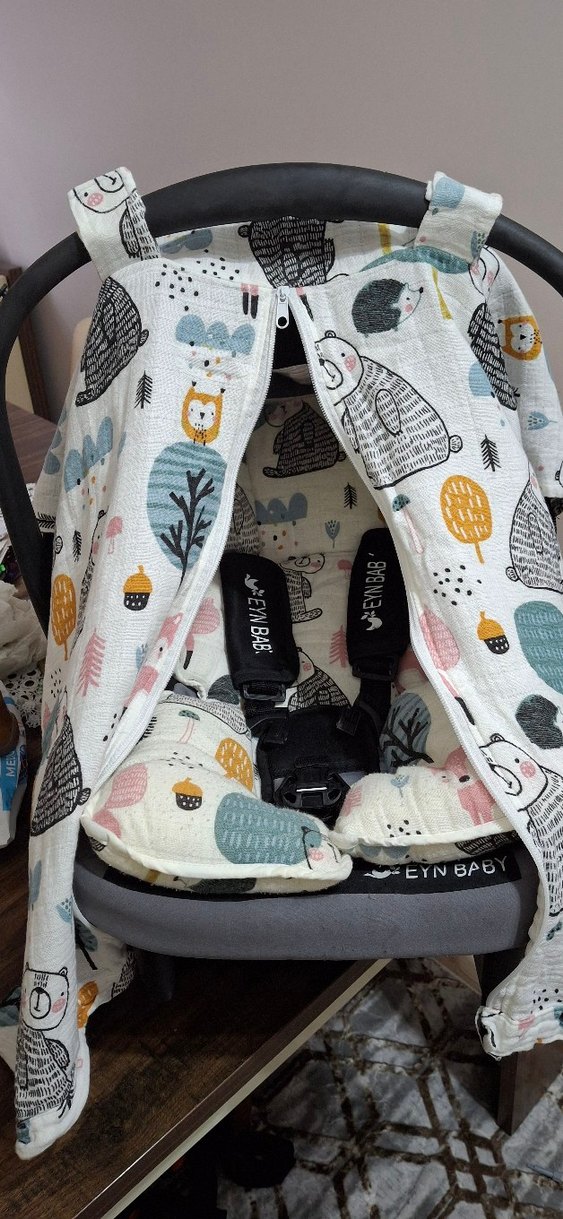 bebek puseti örtüsü ve minderi - Görsel 4