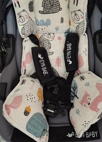 Pastel Renkli bebek puset  Minderi - Görsel 2