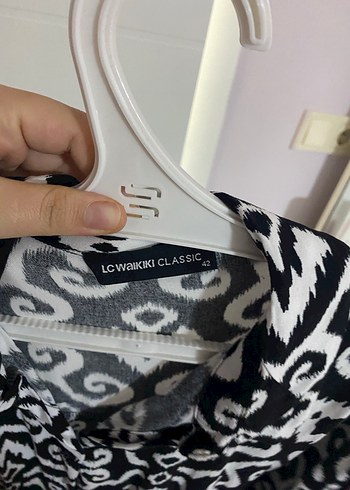 LC Waikiki Uzun Kollu Bohem Gri Kimono