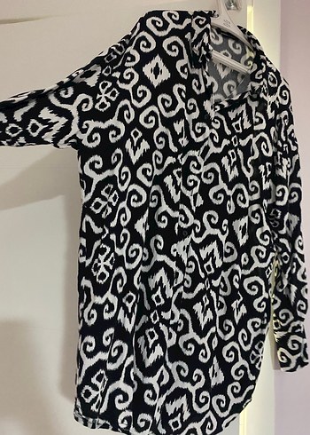 42 Beden gri Renk Uzun Kollu Bohem Gri Kimono