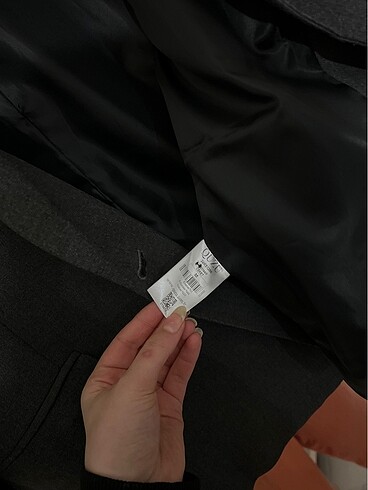 m Beden gri Renk QUZU Antrasit blazer ceket