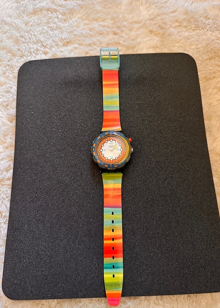 Swatch renkli saat - Görsel 2