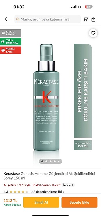 Kerastase saç şekillendirici