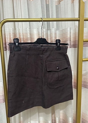 Kahverengi Mini Etek