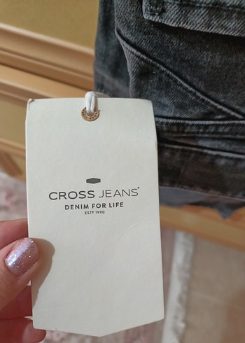 Kadın Gri Denim Dar Paça Jean - Görsel 2