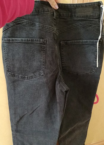 Kadın Gri Denim Dar Paça Jean - Görsel 5