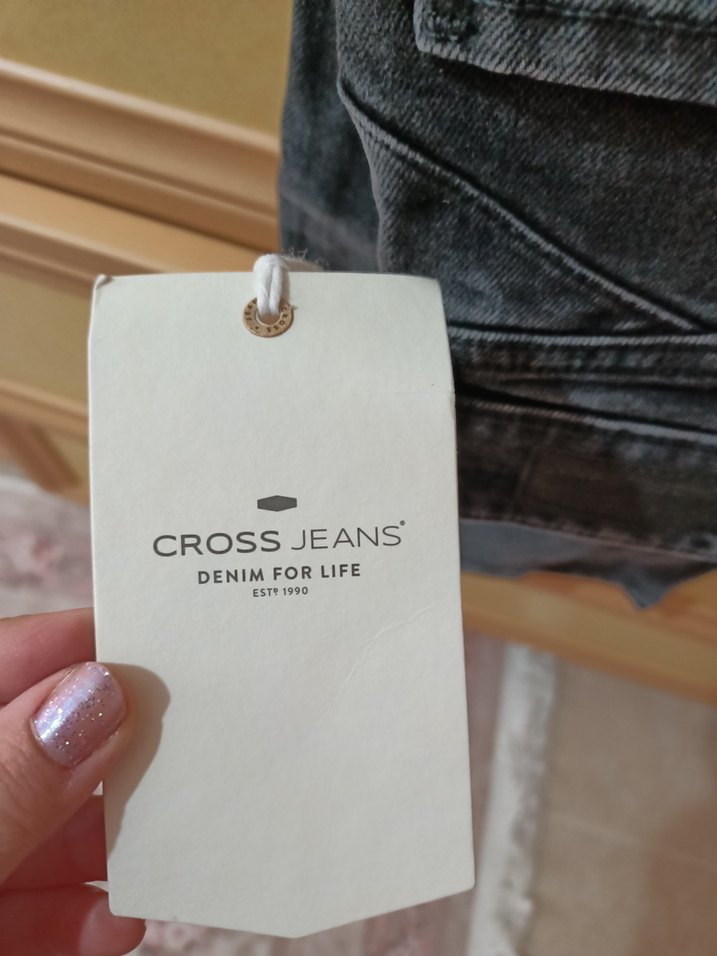 Kadın Gri Denim Dar Paça Jean - Görsel 2