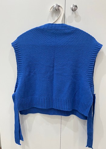 Mavi Triko Kadın Süveter - Görsel 3
