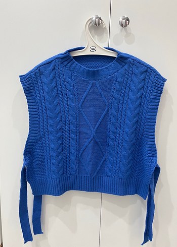 Mavi Triko Kadın Süveter - Görsel 2