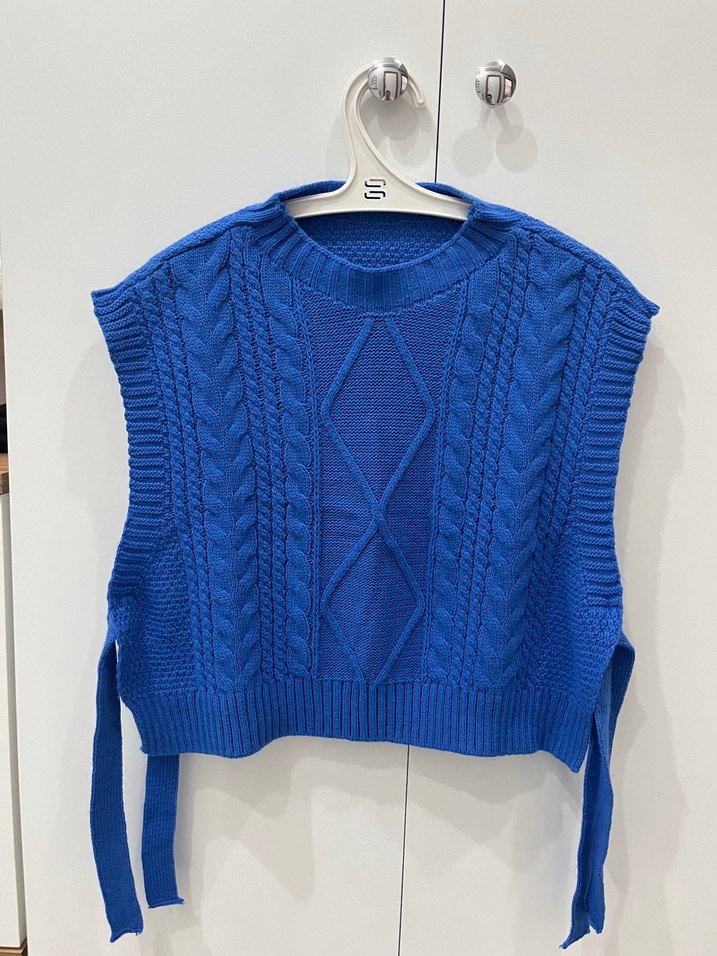 Mavi Triko Kadın Süveter - Görsel 2