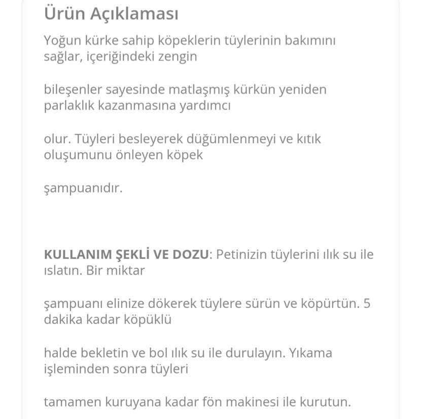 Melomy Pet Kürk Bakım Şampuanı 250 ml - Görsel 2