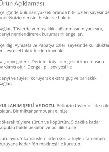 Homm Life Melomy Pet Kaşıntı Önleyici Şampuan - Görsel 2