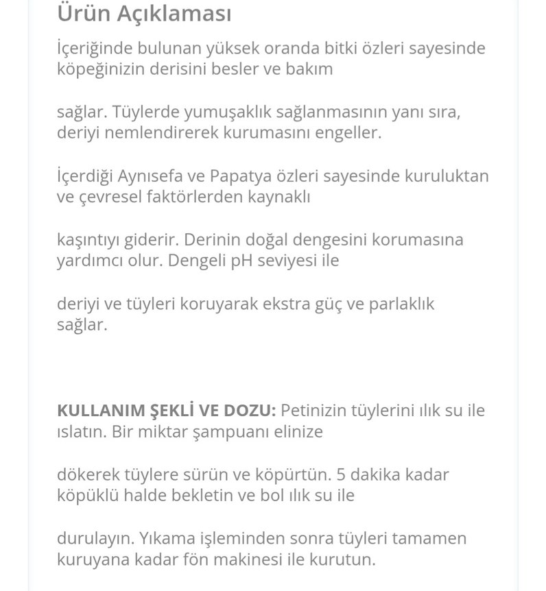 Homm Life Melomy Pet Kaşıntı Önleyici Şampuan - Görsel 2