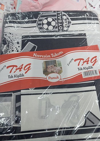 Tek Kişilik Pamuklu Baskılı Nevresim Takımı