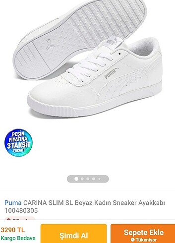 Puma Puma Sneaker Beyaz Spor Ayakkabı Kadın 38