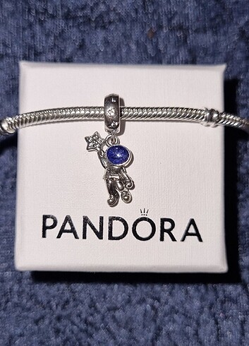 Pandora Orijinal Astronot Gümüş Charm