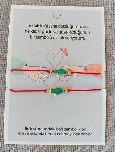 Dostluk bilekliğiniz satışta????
