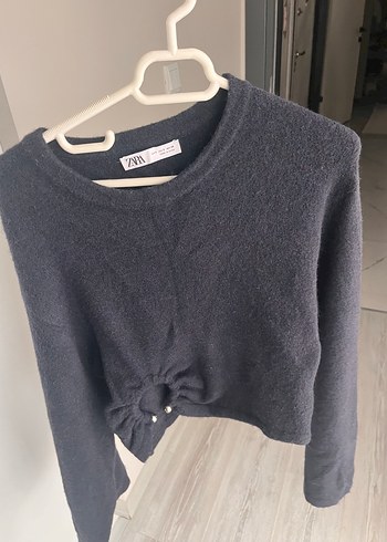 Zara koyu lacivert kazak