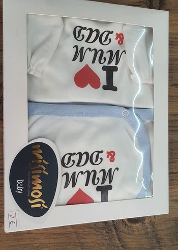 Baskılı Pamuklu Bebek Erkek Takımı