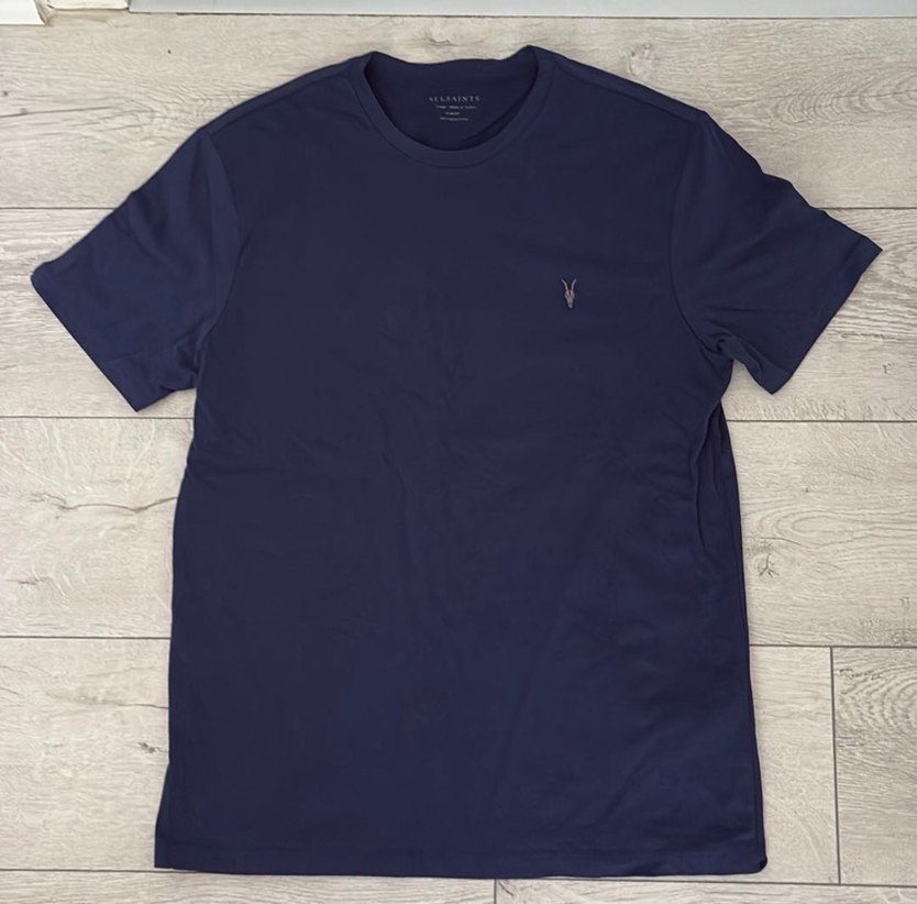 Beyaz Erkek Kısa Kollu Pamuklu Tişört - Görsel 3