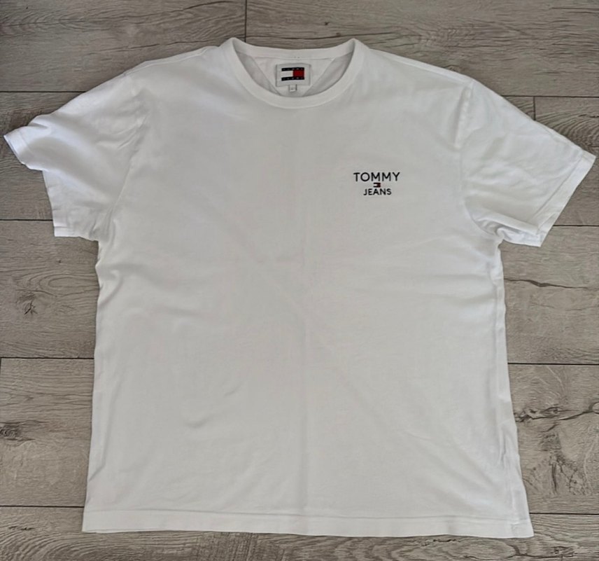 Beyaz Erkek Kısa Kollu Pamuklu Tişört - Görsel 2