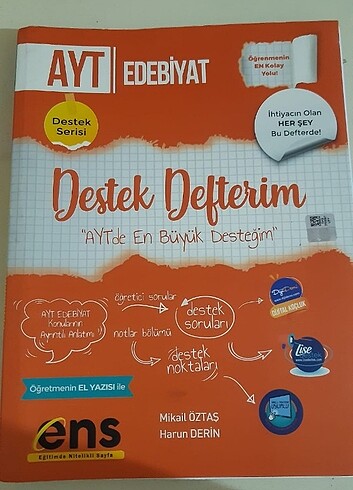 Ens Ayt Edebiyat Destek Defteri 