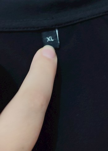xl Beden Siyah Kadın V Yaka Uzun Kollu Bluz