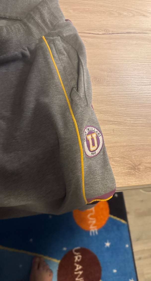 Gri Erkek Çocuk Rahat Kesim Eşofman Altı - Görsel 2