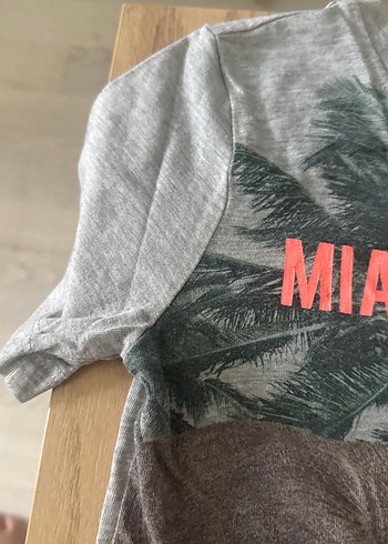 Gri Baskılı Erkek Çocuk Tişört - Görsel 3