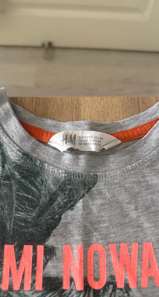 Gri Baskılı Erkek Çocuk Tişört - Görsel 2