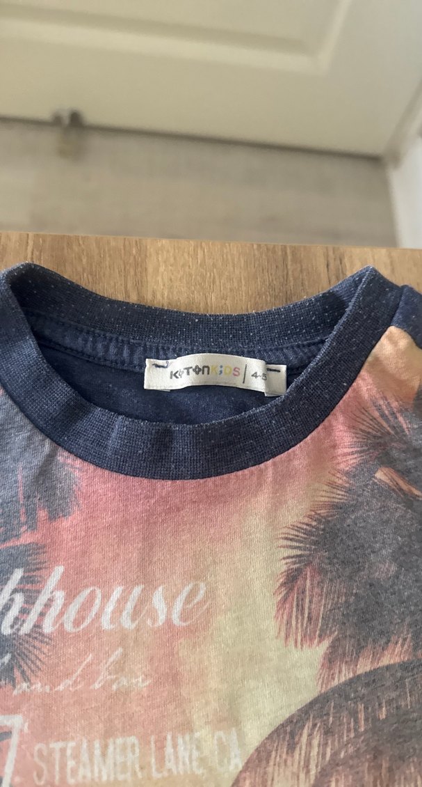 Erkek Baskılı Kısa Kollu Bohem Tişört - Görsel 2