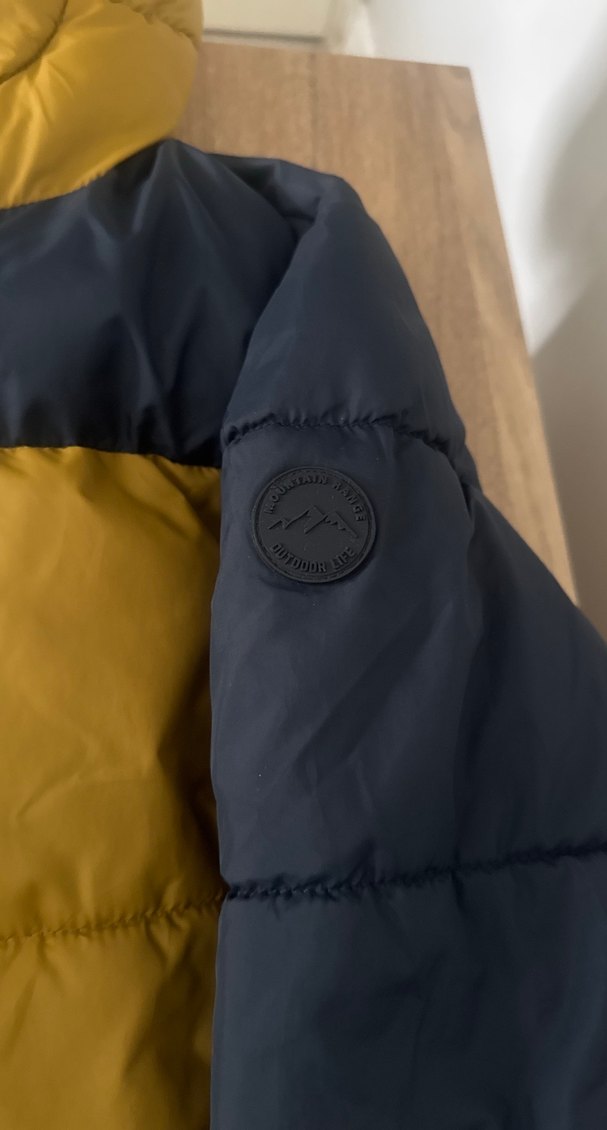 Sarı Lacivert Fermuarlı Erkek Çocuk Mont - Görsel 3