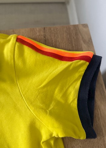 Sarı Düğmeli Kısa Kollu Polo Tişört 146/152 beden - Görsel 2