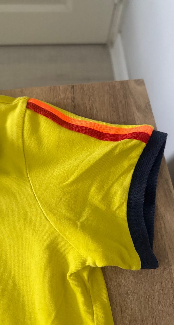 Sarı Düğmeli Kısa Kollu Polo Tişört 146/152 beden - Görsel 2