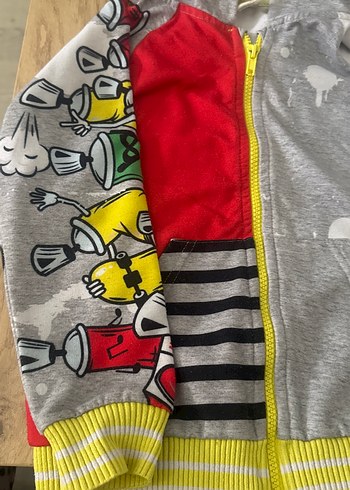 Erkek Çocuk Kapüşonlu Fermuarlı Sweatshirt - Görsel 4