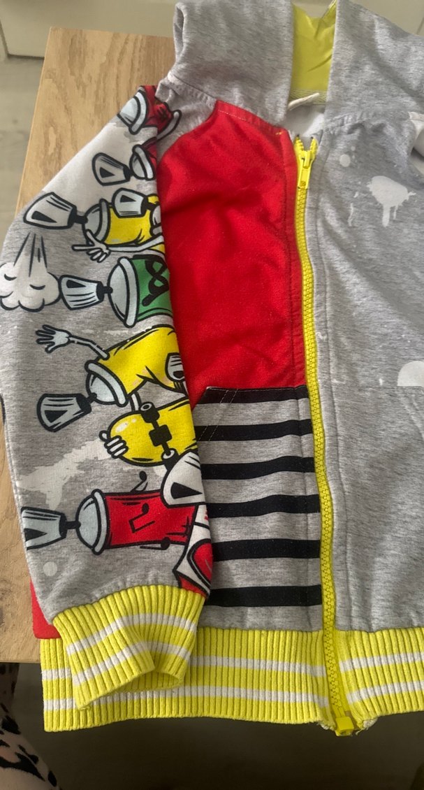 Erkek Çocuk Kapüşonlu Fermuarlı Sweatshirt - Görsel 4